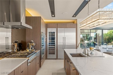 Experience modern luxury and unmatched privacy in this on Reflection Bay Golf Club in Nevada - for sale on GolfHomes.com, golf home, golf lot