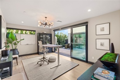 Experience modern luxury and unmatched privacy in this on Reflection Bay Golf Club in Nevada - for sale on GolfHomes.com, golf home, golf lot