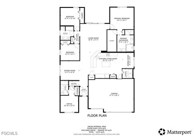 Set along a golf course with open views and no homes behind on Copperhead Golf Club in Florida - for sale on GolfHomes.com, golf home, golf lot