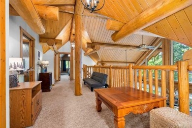 Welcome to this stunning Up North luxury log home perfectly on Boyne Mountain Resort - Monument Course in Michigan - for sale on GolfHomes.com, golf home, golf lot