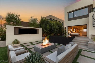 Experience modern luxury and unmatched privacy in this on Reflection Bay Golf Club in Nevada - for sale on GolfHomes.com, golf home, golf lot