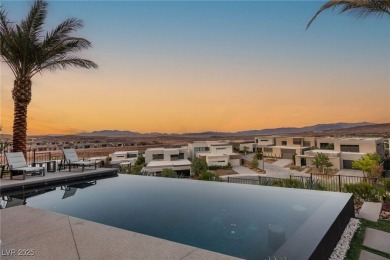 Experience modern luxury and unmatched privacy in this on Reflection Bay Golf Club in Nevada - for sale on GolfHomes.com, golf home, golf lot