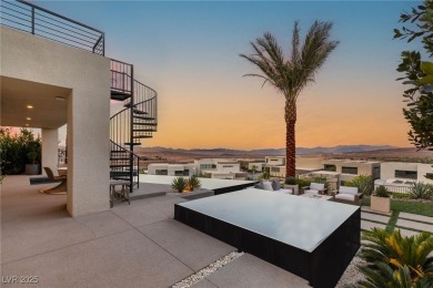 Experience modern luxury and unmatched privacy in this on Reflection Bay Golf Club in Nevada - for sale on GolfHomes.com, golf home, golf lot