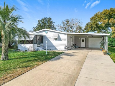 Enjoy The Villages lifestyle in this well-maintained 2-bedroom on Orange Blossom Hills Golf and Country Club in Florida - for sale on GolfHomes.com, golf home, golf lot