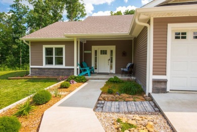 Picturesque views, privacy, beautiful two year old custom home on Hidden Valley Golf Course in Kentucky - for sale on GolfHomes.com, golf home, golf lot