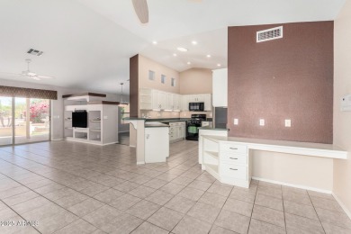 The ever-popular Topaz model offers a fabulous open floor plan on Tuscany Falls At Pebble Creek in Arizona - for sale on GolfHomes.com, golf home, golf lot