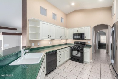 The ever-popular Topaz model offers a fabulous open floor plan on Tuscany Falls At Pebble Creek in Arizona - for sale on GolfHomes.com, golf home, golf lot