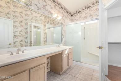 The ever-popular Topaz model offers a fabulous open floor plan on Tuscany Falls At Pebble Creek in Arizona - for sale on GolfHomes.com, golf home, golf lot