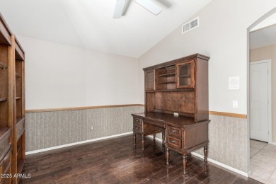 The ever-popular Topaz model offers a fabulous open floor plan on Tuscany Falls At Pebble Creek in Arizona - for sale on GolfHomes.com, golf home, golf lot