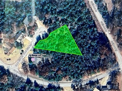 Table Rock Lake Views! Flat, ~.5 acre, Island Lot with water on Holiday Island Golf Course in Arkansas - for sale on GolfHomes.com, golf home, golf lot