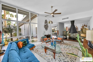 Stunning mid-century home in Tahquitz Creek Golf community, a on Tahquitz Creek Golf Resort in California - for sale on GolfHomes.com, golf home, golf lot