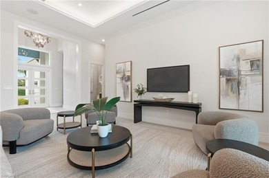 This coastal contemporary located exactly 1 mile to the beach in on Hole in the Wall Golf Club in Florida - for sale on GolfHomes.com, golf home, golf lot