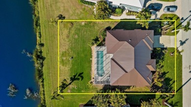 Expansive views of the lake and golf course from this furnished on Beachview Golf Club in Florida - for sale on GolfHomes.com, golf home, golf lot