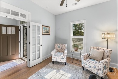 Enjoy elevated Lowcountry living in this thoughtfully designed on Savannah Quarters Country Club in Georgia - for sale on GolfHomes.com, golf home, golf lot