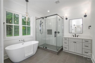 Discover refined Southern living in this nearly new home located on Savannah Quarters Country Club in Georgia - for sale on GolfHomes.com, golf home, golf lot