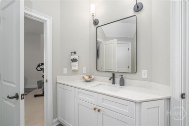 Discover refined Southern living in this nearly new home located on Savannah Quarters Country Club in Georgia - for sale on GolfHomes.com, golf home, golf lot