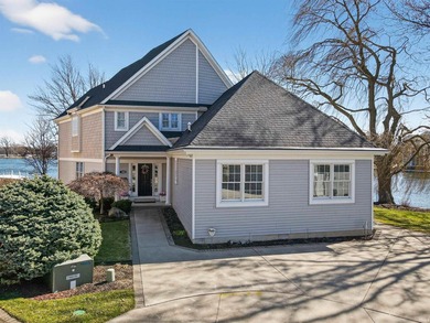 Turnkey luxury with extraordinary frontage on Syracuse Lake on Maxwelton Golf Club, Inc. in Indiana - for sale on GolfHomes.com, golf home, golf lot