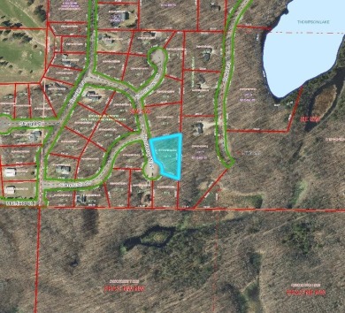 This lot is located in a nicely wooded area next to the on McCauslin Brook Golf and Country Club in Wisconsin - for sale on GolfHomes.com, golf home, golf lot