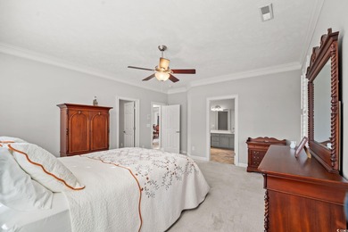 Elegant all-brick golf-front living with sweeping 9th-fairway on International Club of Myrtle Beach in South Carolina - for sale on GolfHomes.com, golf home, golf lot