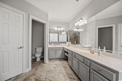 Elegant all-brick golf-front living with sweeping 9th-fairway on International Club of Myrtle Beach in South Carolina - for sale on GolfHomes.com, golf home, golf lot