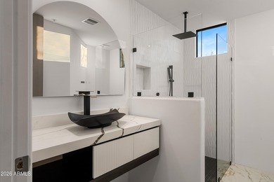 Fabulous, brand-new remodel showcasing ''sophisticated swank'' on Desert Mountain Golf Club - Renegade Course in Arizona - for sale on GolfHomes.com, golf home, golf lot