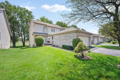 Luxurious 3 bedroom 3.5 bath townhome with spacious views of on River Heights Golf Club in Illinois - for sale on GolfHomes.com, golf home, golf lot