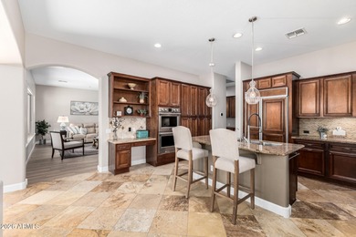 Arizona living at its finest--views, privacy, pool, and solar on Estrella Mountain Ranch Golf Course in Arizona - for sale on GolfHomes.com, golf home, golf lot