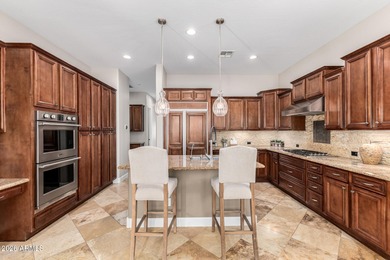 Arizona living at its finest--views, privacy, pool, and solar on Estrella Mountain Ranch Golf Course in Arizona - for sale on GolfHomes.com, golf home, golf lot