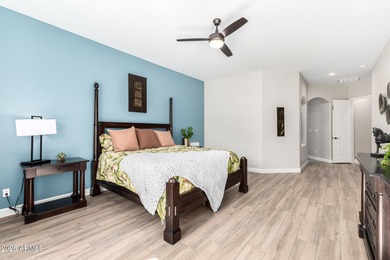 Arizona living at its finest--views, privacy, pool, and solar on Estrella Mountain Ranch Golf Course in Arizona - for sale on GolfHomes.com, golf home, golf lot