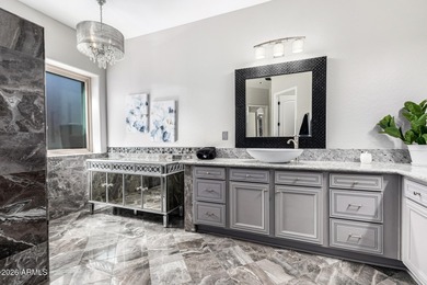 Arizona living at its finest--views, privacy, pool, and solar on Estrella Mountain Ranch Golf Course in Arizona - for sale on GolfHomes.com, golf home, golf lot