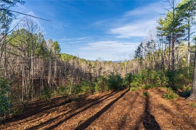 Beautifully wooded lot with gentle build site and some long on The Cliffs At Keowee Falls in South Carolina - for sale on GolfHomes.com, golf home, golf lot
