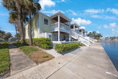 Sporting pastel-colored, Bermuda-styled exteriors, this on St. Petersburg Country Club in Florida - for sale on GolfHomes.com, golf home, golf lot