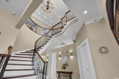 Welcome to 837 Bluffview Dr., a sprawling Mediterranean-inspired on Myrtlewood Golf Course and Club  in South Carolina - for sale on GolfHomes.com, golf home, golf lot