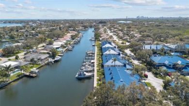 LUXURY WATERFRONT LIVING ON A WIDE, DEEP, SAILBOAT CANAL LEADING on Mangrove Bay Golf Course in Florida - for sale on GolfHomes.com, golf home, golf lot