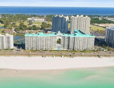 Not too high, not too low, this 5th floor Ariel Dunes II 506 on Seascape Golf Course in Florida - for sale on GolfHomes.com, golf home, golf lot