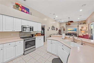 This stunning 4 bedroom, 3 bath pool home with den offers the on Stoneybrook Golf Club in Florida - for sale on GolfHomes.com, golf home, golf lot