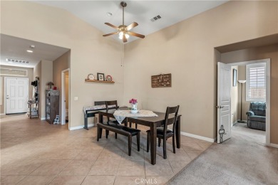 Beautiful 55+ single-story home in the gated community of Four on Hemet Golf Club in California - for sale on GolfHomes.com, golf home, golf lot