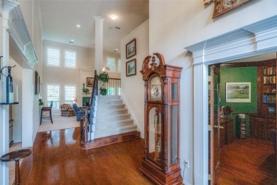 Nestled in a prestigious gated community, this stunning home on Ridgeview Ranch Golf Club in Texas - for sale on GolfHomes.com, golf home, golf lot