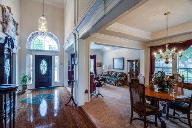 Nestled in a prestigious gated community, this stunning home on Ridgeview Ranch Golf Club in Texas - for sale on GolfHomes.com, golf home, golf lot