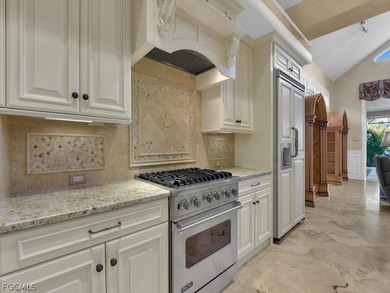 This well-maintained luxury home features a redesigned kitchen on Bonita Bay West in Florida - for sale on GolfHomes.com, golf home, golf lot