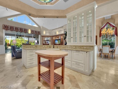 This well-maintained luxury home features a redesigned kitchen on Bonita Bay West in Florida - for sale on GolfHomes.com, golf home, golf lot