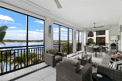 Experience elevated waterfront living in this exceptional on Miromar Lakes Golf Club in Florida - for sale on GolfHomes.com, golf home, golf lot