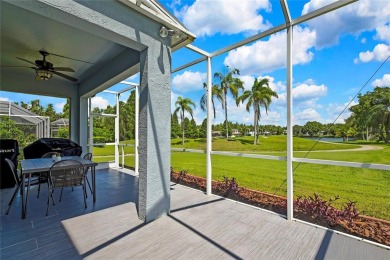 Commanding golf course views and elegant architectural details on Heritage Harbor Golf and Country Club in Florida - for sale on GolfHomes.com, golf home, golf lot