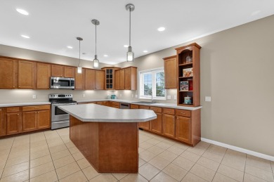Welcome home to this sprawling 4BR/3.5BA home in Oregon's finest on The Legend At Bergamont in Wisconsin - for sale on GolfHomes.com, golf home, golf lot