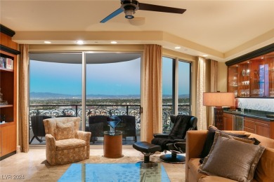 Perched high above the vibrant city, this luxury high-rise condo on Badlands Golf Club in Nevada - for sale on GolfHomes.com, golf home, golf lot