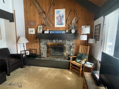 This thoughtfully designed 1-bedroom, 1.5-bathroom Yellowstone on Big Sky of Montana Golf Course in Montana - for sale on GolfHomes.com, golf home, golf lot