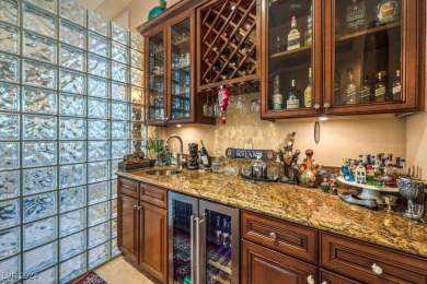 Luxury custom estate in Villa Cortina, a gated 8-home community on Rio Secco Golf Club in Nevada - for sale on GolfHomes.com, golf home, golf lot