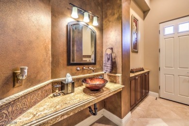 Luxury custom estate in Villa Cortina, a gated 8-home community on Rio Secco Golf Club in Nevada - for sale on GolfHomes.com, golf home, golf lot