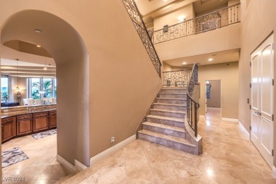 Luxury custom estate in Villa Cortina, a gated 8-home community on Rio Secco Golf Club in Nevada - for sale on GolfHomes.com, golf home, golf lot