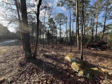 Great views can be achieved by clearing a path to the white line on Mountain Ranch Golf Club in Arkansas - for sale on GolfHomes.com, golf home, golf lot
